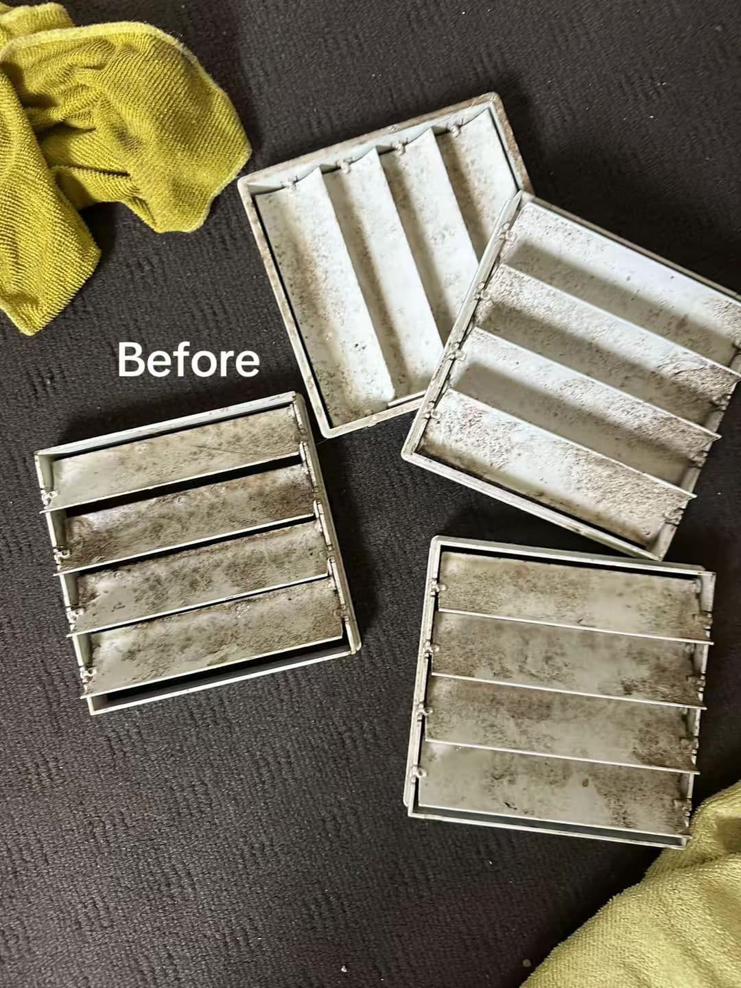 Dryer Vent Cover — before